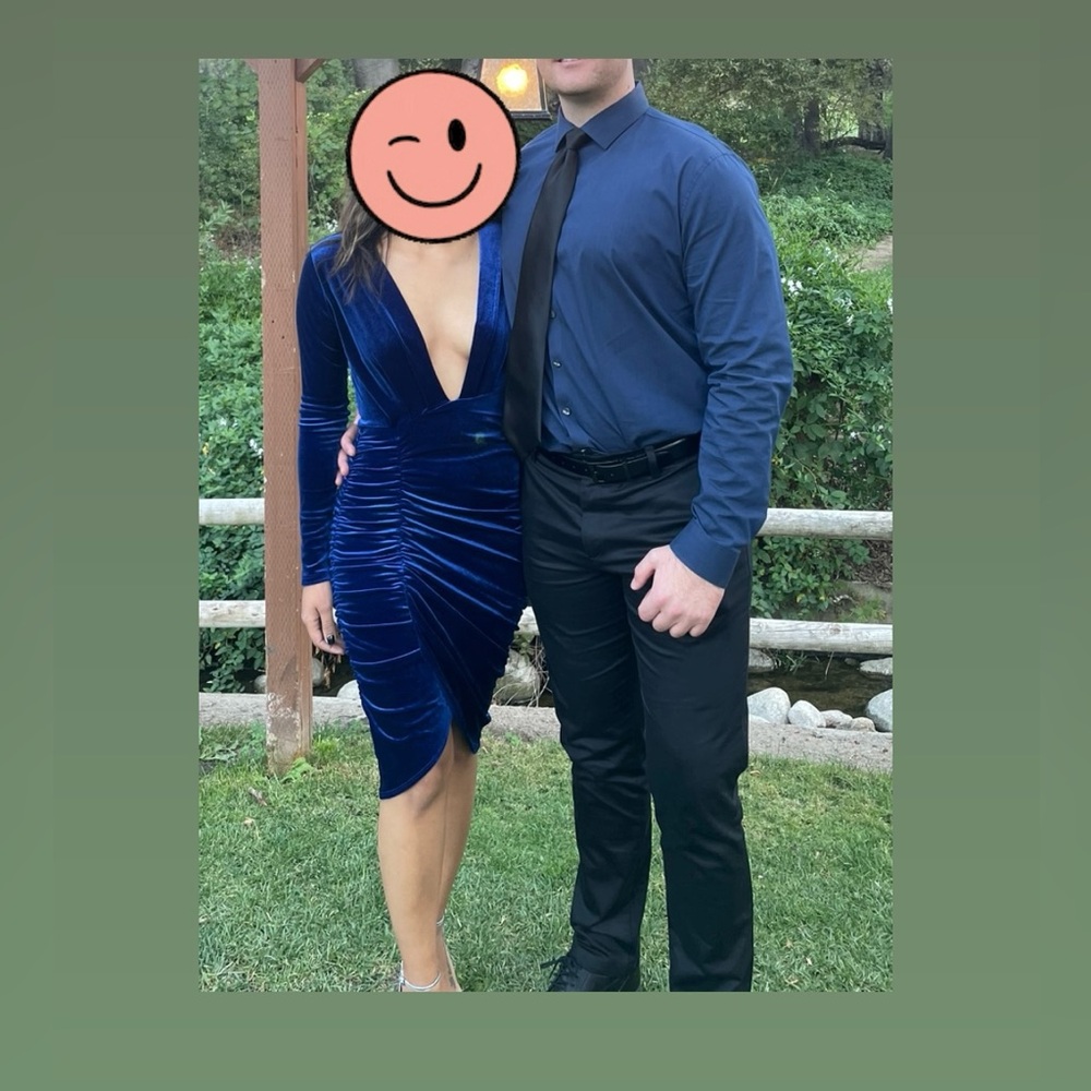 Blue dress